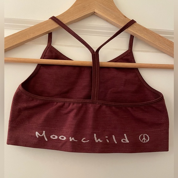 Moonchild Burgundy Sports Bra - Picture 1 of 7